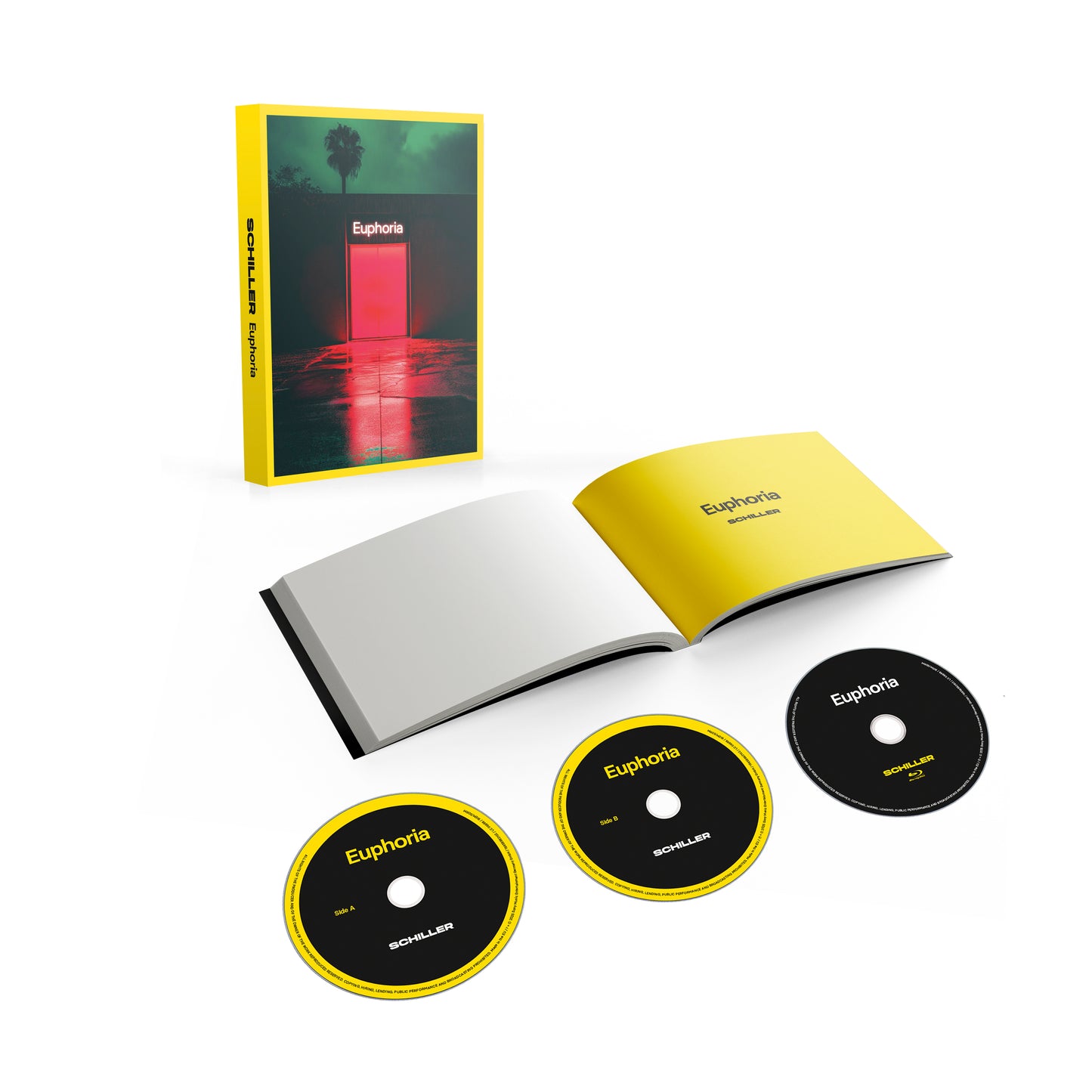 Schiller - Euphoria (2 CD + Bluray, Artbook im Schuber) – signiert